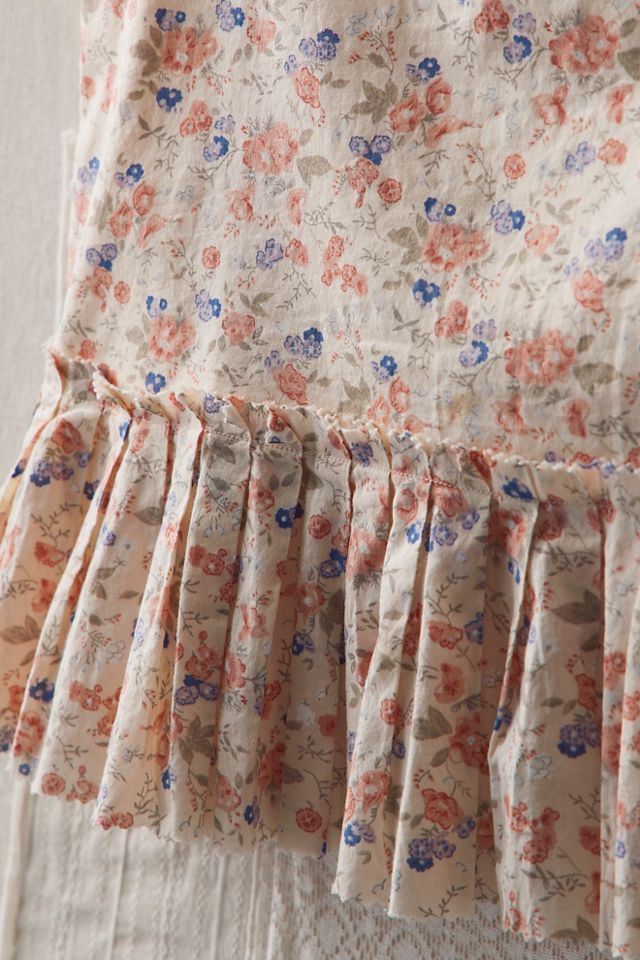 FP MART: Vintage: The Originals Floral Cotton Knee-Length Skirt #2
