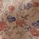 White With Orange Floral Pattern