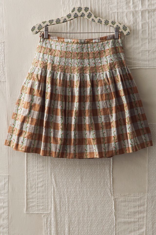 FP MART: Vintage: The Originals Embroidered Pleated Mini Skirt #1