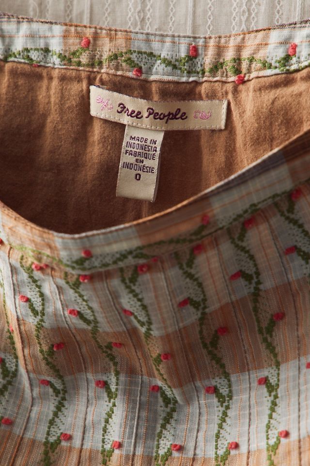 FP MART: Vintage: The Originals Embroidered Pleated Mini Skirt #3