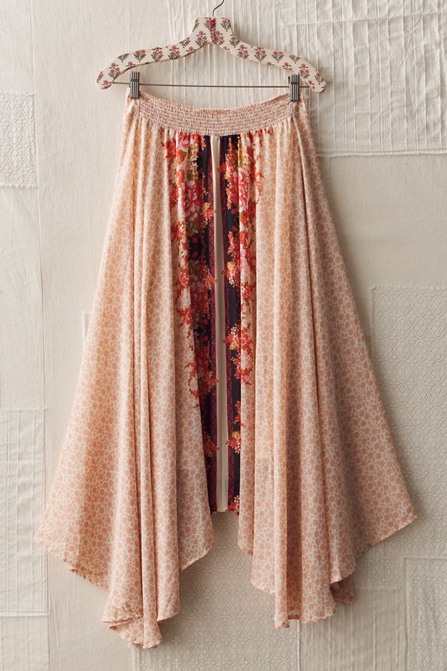 FP MART: Vintage: The Originals Asymmetrical Floral Midi Skirt #1