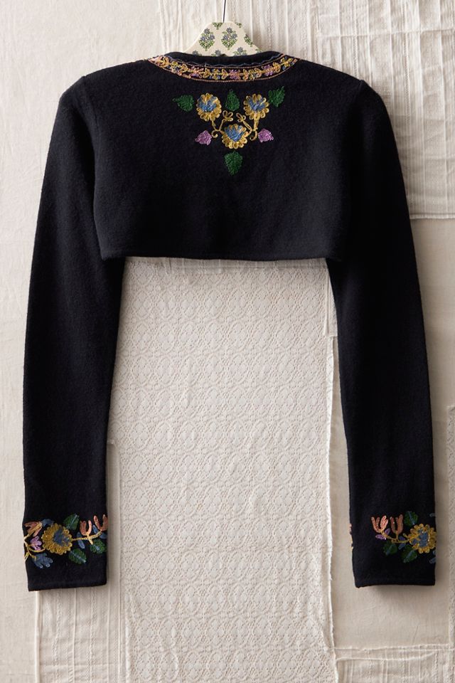 FP MART: Vintage: The Originals Embroidered Wool Shrug #1