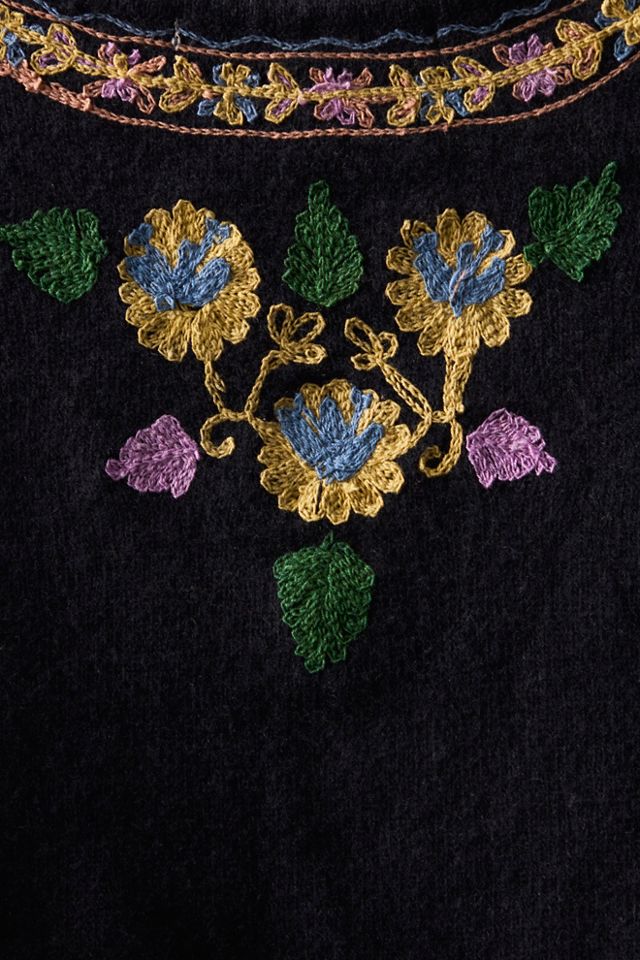 FP MART: Vintage: The Originals Embroidered Wool Shrug #2