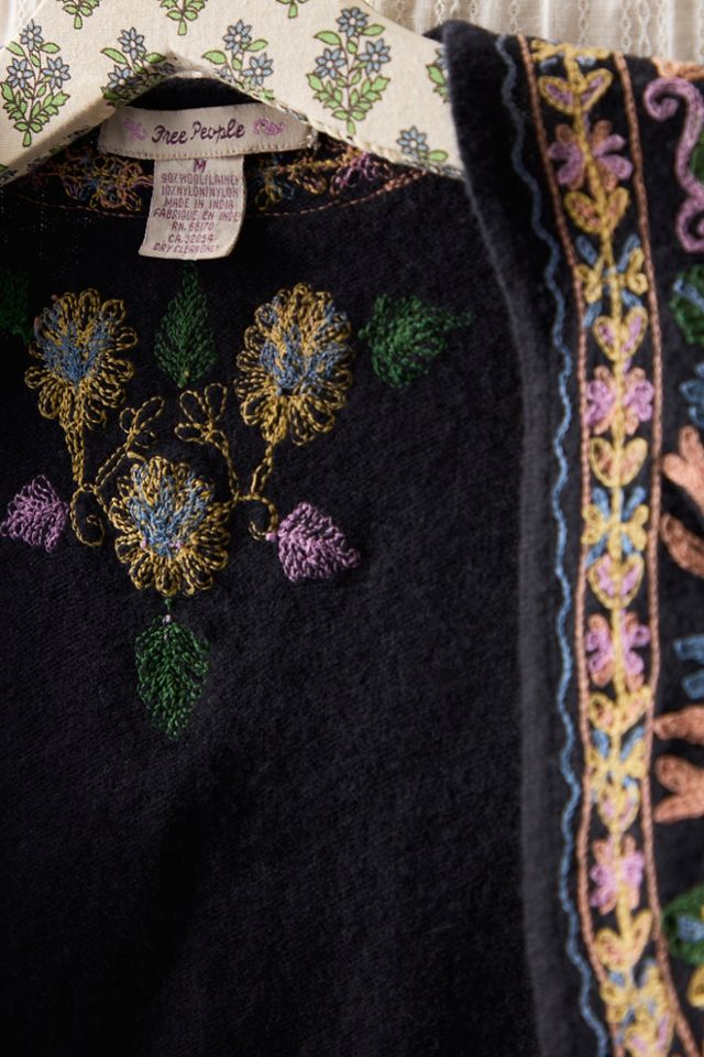 FP MART: Vintage: The Originals Embroidered Wool Shrug #3