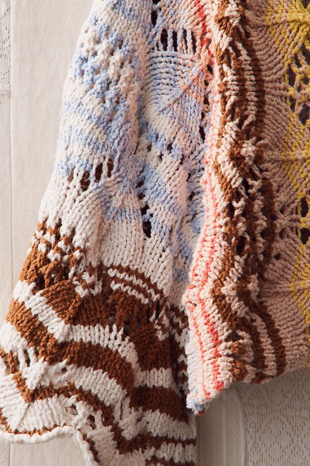 FP MART: Vintage: The Originals Crocheted Ripple Stitch Pullover #2