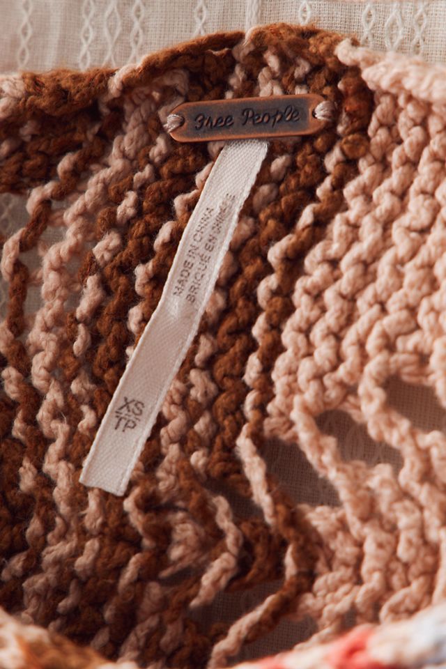 FP MART: Vintage: The Originals Crocheted Ripple Stitch Pullover #3