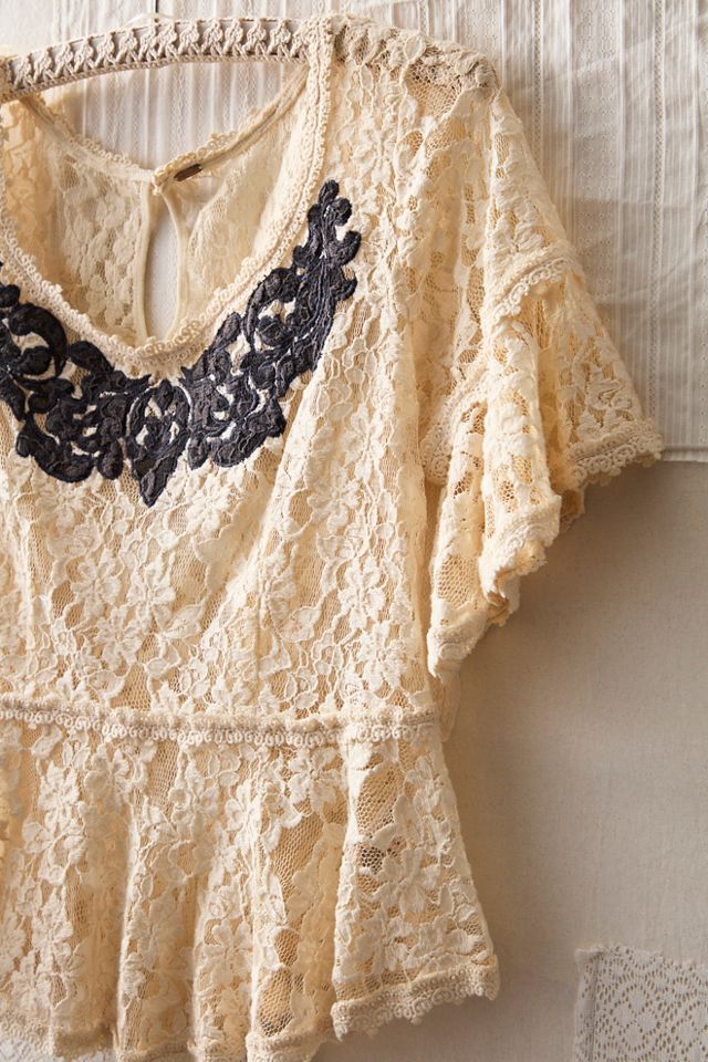 FP MART: Vintage: The Originals Lace Applique Top #2