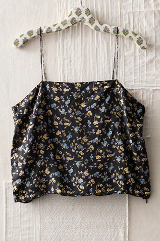 FP MART: Vintage: The Originals Silk Tank Top With Spaghetti Straps
