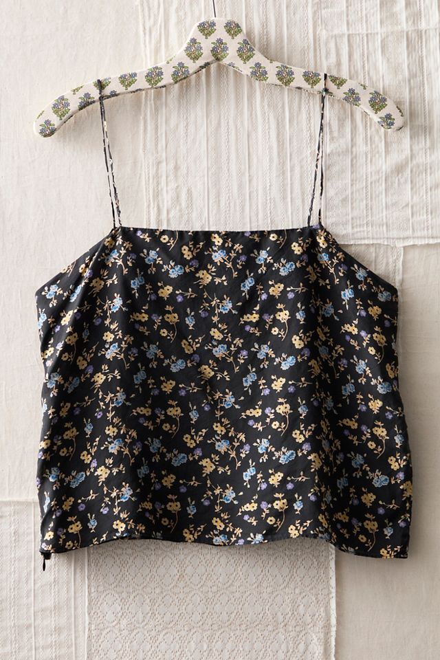 FP MART: Vintage: The Originals Silk Tank Top With Spaghetti Straps #1