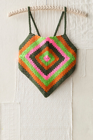 FP MART: Vintage: The Originals Granny Crochet Tie Top