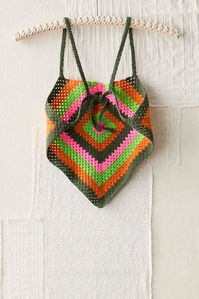 FP MART: Vintage: The Originals Granny Crochet Tie Top #1