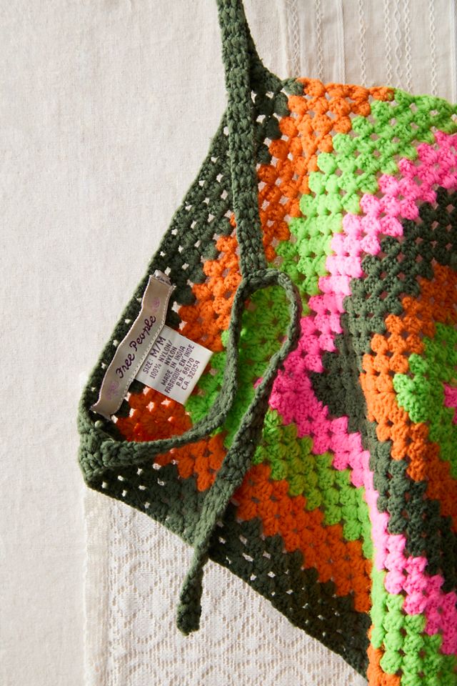 FP MART: Vintage: The Originals Granny Crochet Tie Top #3