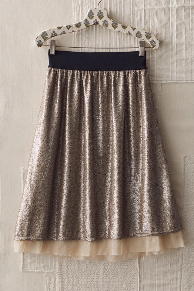 FP MART: Vintage: The Originals Silver Midi Skirt #1