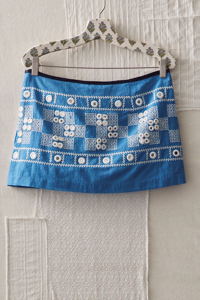 FP MART: Vintage: The Originals Embellished Wrap Mini Skirt #1