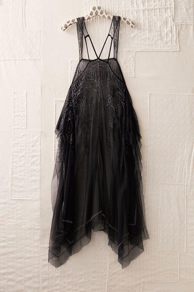 FP MART: Vintage: The Originals Sheer Embellished Maxi Slip Dress #1