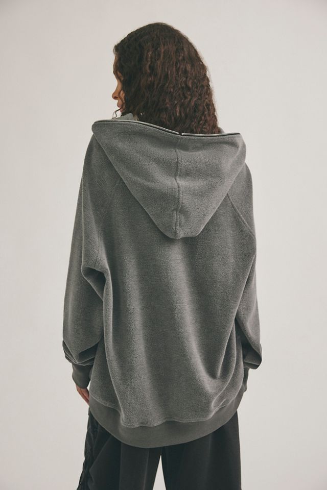Asparagus Curved Asymmetrical Zip-Up #1