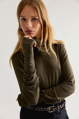 Nicholas K Demi Turtleneck Long Sleeve Top