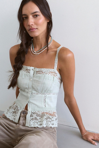 Alessandra Top by Free People in White, Size: US 6