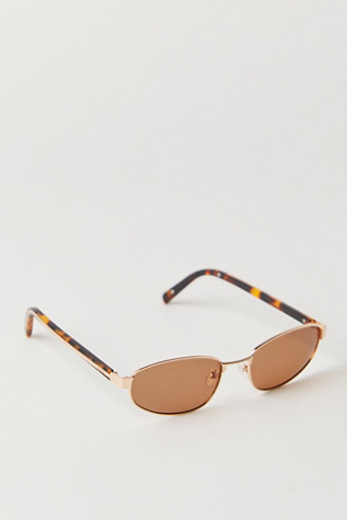 Женские солнцезащитные очки Banbe The Angelina Sunglasses, цвет: Гавана — фото 2