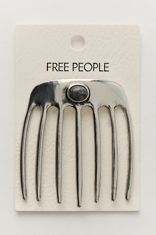 Женские аксессуары для волос Free People Ebba Hair Comb, цвет: Серебряный — фото 4