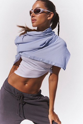 Женская спортивная накидка FP Movement Convertible Studio Wrap, цвет: Сланцевый — фото 3