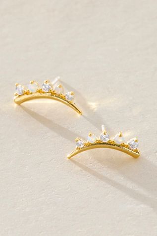 Lover's Tempo Dewdrop Climber Earrings