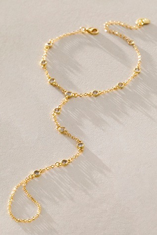 Bracha Maxine Hand Chain at Free People in Gold