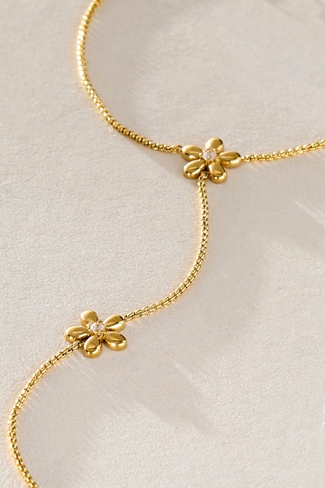 Bracha Bloom Hand Chain #1