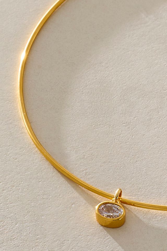 Brenda Grands Structured Crystal Choker #1