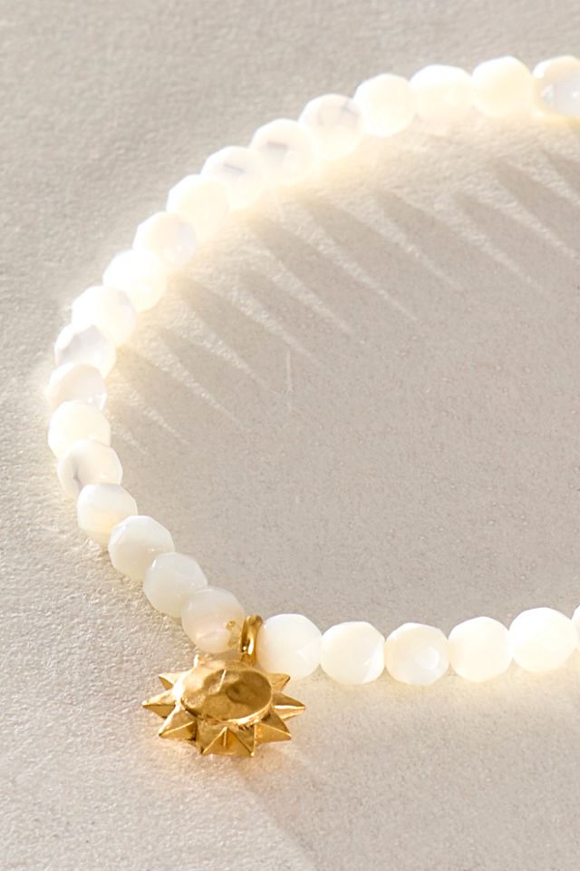 Satya Mother Of Pearl Sun Stretch Bracelet #1