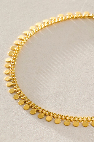 Женские браслеты на ногу Satya Jewelry Satya Coin Chain, цвет: Золотой — фото 2