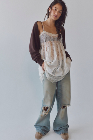 Женские болеро Free People Cashmere Shrug, цвет: Pluto — фото 4