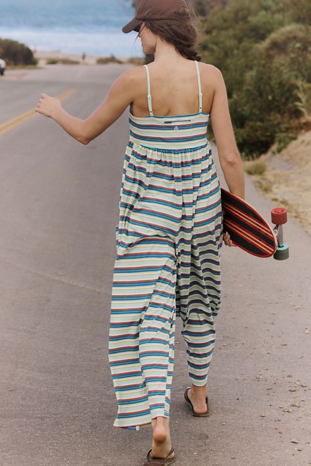 Hot Shot Printed Strappy Onesie #2