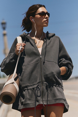 In A Cinch Zip-Up Hoodie
