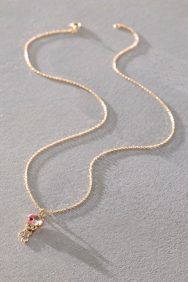 Celine D'Aoust Tourmaline Cab Necklace #1