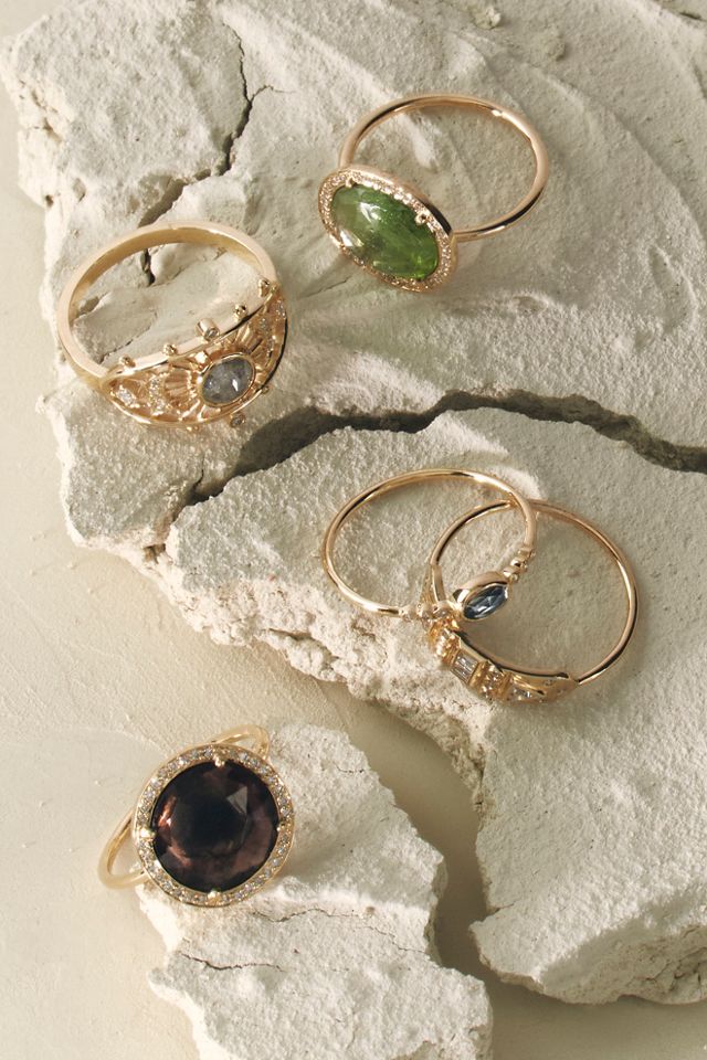 Celine D'Aoust Sun & Moon Ring #3