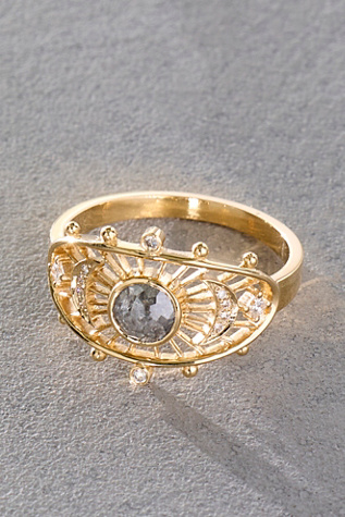 Bague Soleil et Lune Celine D'Aoust