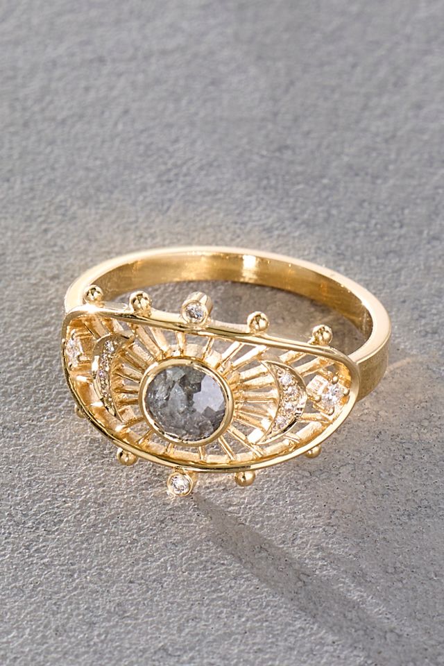 Celine D'Aoust Sun & Moon Ring #1