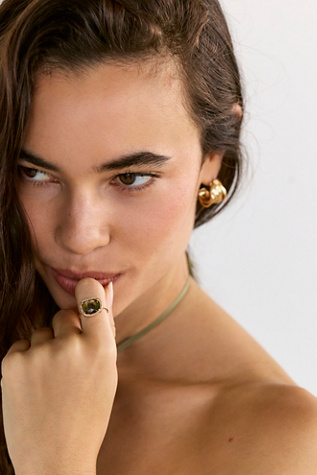 Celine D'Aoust Green Watermelon Tourmaline Ring