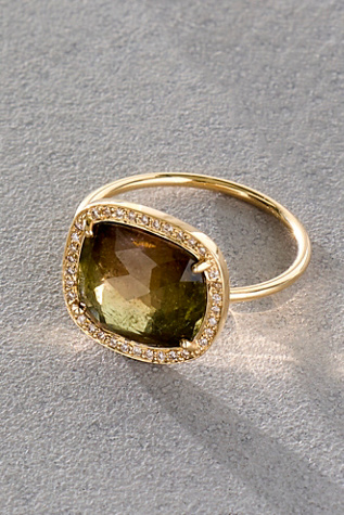 Bague tourmaline pastèque verte Celine D'Aoust