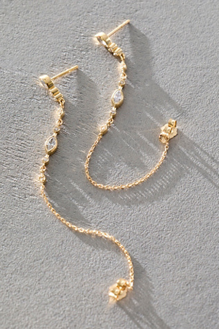 Celine D'Aoust Marquise Chain Earrings