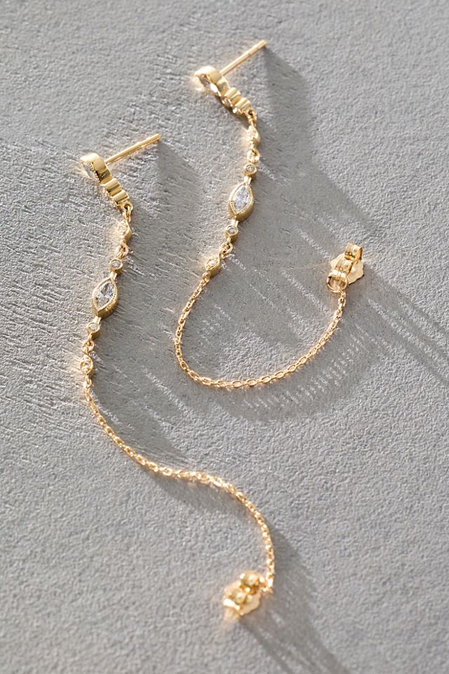 Celine D'Aoust Marquise Chain Earrings #1
