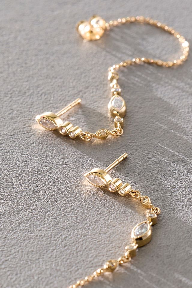 Celine D'Aoust Marquise Chain Earrings #2