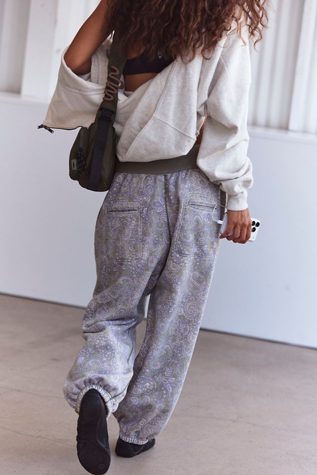 Printed Down Time Joggers #1