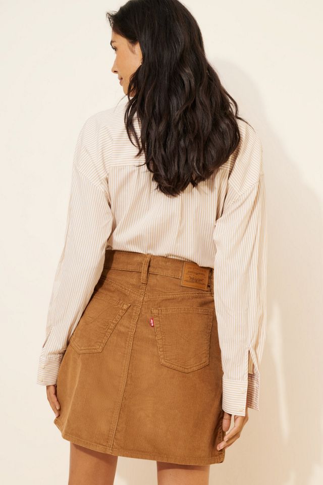 Levi's Retro Button-Front Corduroy Mini Skirt #1