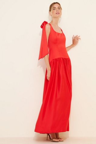 Rendoll The Bow Drop Waist Dress