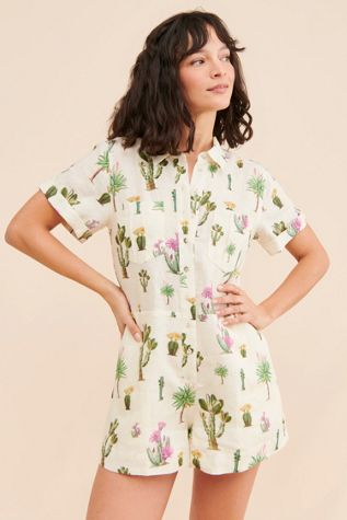 KIVARI Saguero Printed Playsuit