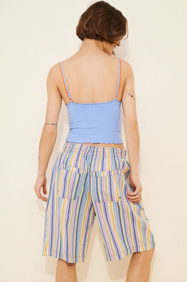 Saylor Poplin Stripe Shorts #1