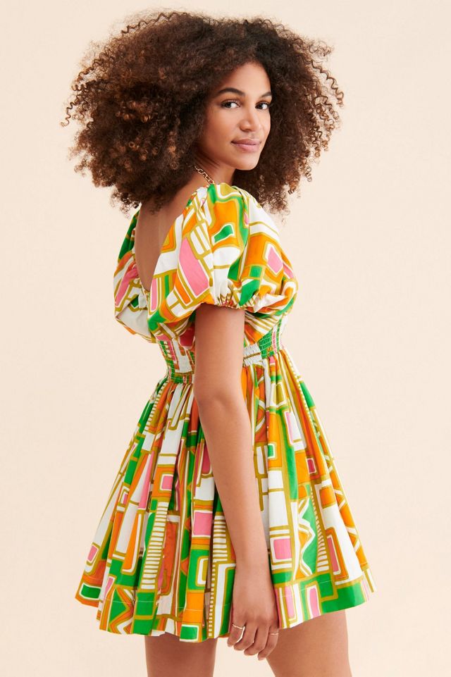 S/W/F Geometric Babydoll Dress #1
