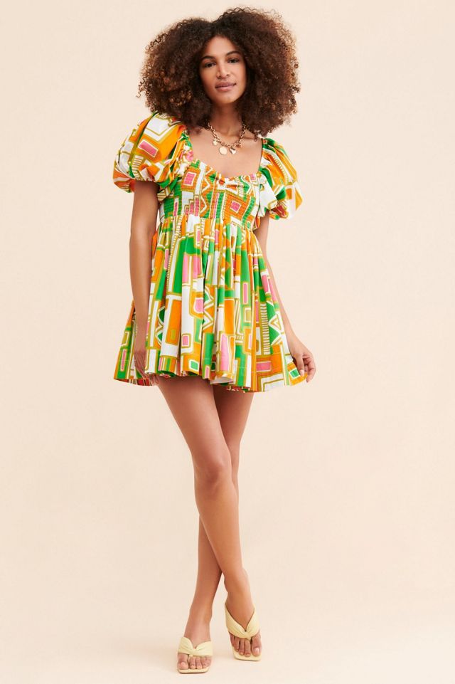 S/W/F Geometric Babydoll Dress #3